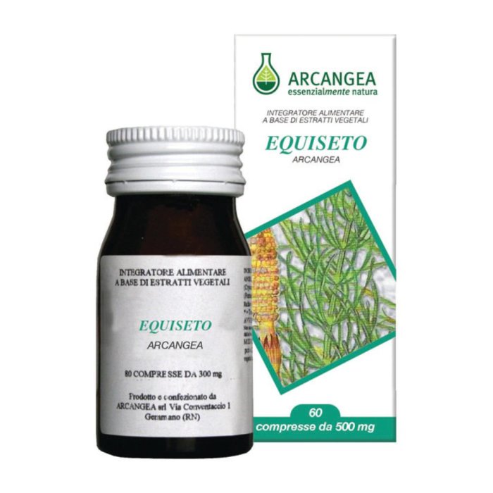 Arcangea Equiseto Integratore Naturale 60 Capsule per Drenaggio dei Liquidi e Benessere di Unghie e Capelli