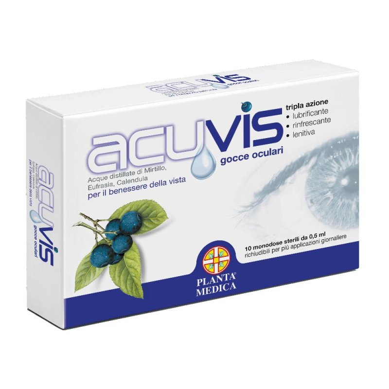 Acuvis Gocce Oculari  10 Flaconcini 0,5 Ml