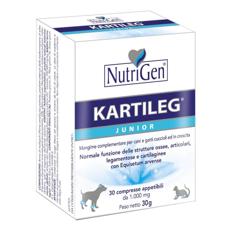 Kartileg Junior Integratore per Articolazioni Bambini e Ragazzi 30 Compresse