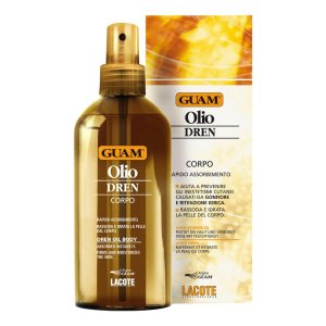 Guam Olio Dren Corpo Drenante combatte Gonfiore e Ritenzione 200 ml
