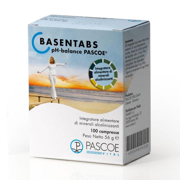 Named Pascoe  Alcalinizzanti Basentabs Integratore Alimentare 100 Compresse