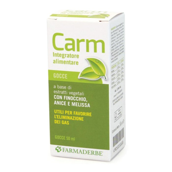 Farmaderbe Carm Gocce Integratore Alimentare per l'Intestino 50 ml