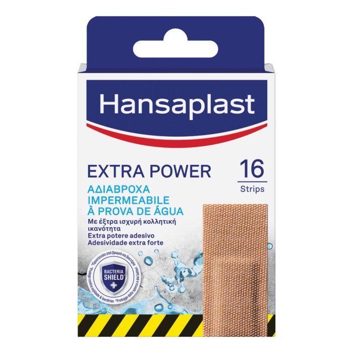Hansaplast Extreme cerotti 16 pezzi - cerotti extra resistenti e impermeabili per lavori e sport