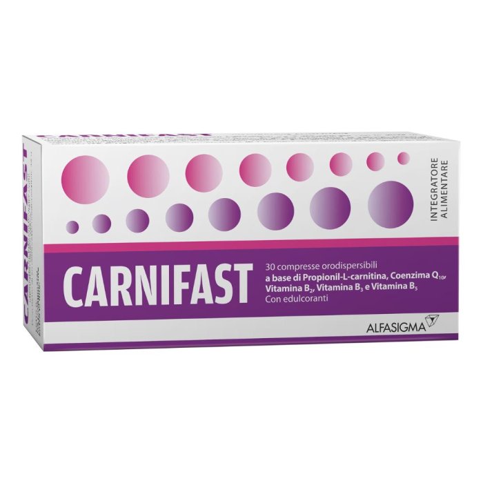 Alfasigma SigmaTau Benessere ed Energia CarniFast Integratore 30 Compresse