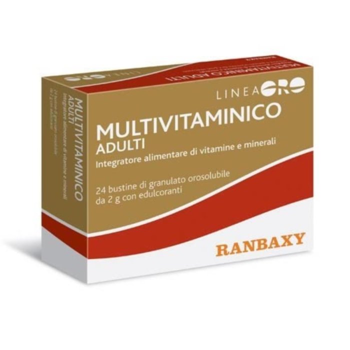 Ranbaxy Italia Oro Ranbaxy Multivitaminico Adulti 24 Bustine X 2 G