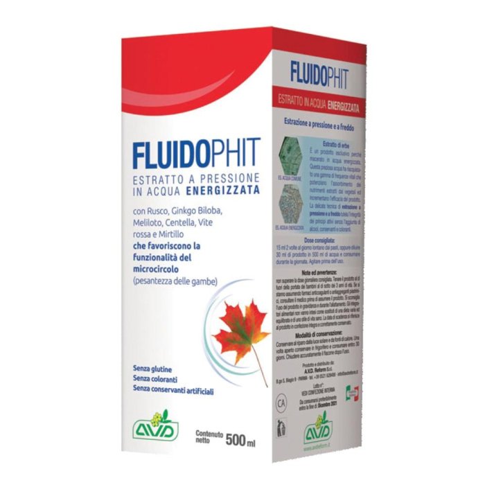FLUIDOphit integratore per microcircolo – Flacone 500 ml