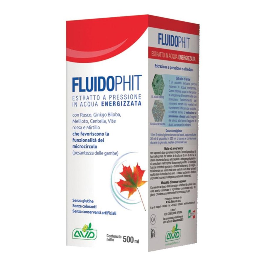 FLUIDOphit integratore per microcircolo – Flacone 500 ml
