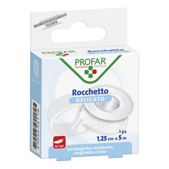 Profar Rocchetto Cerotto Delicato in TNT 1,25cm x 5m 1 pezzo