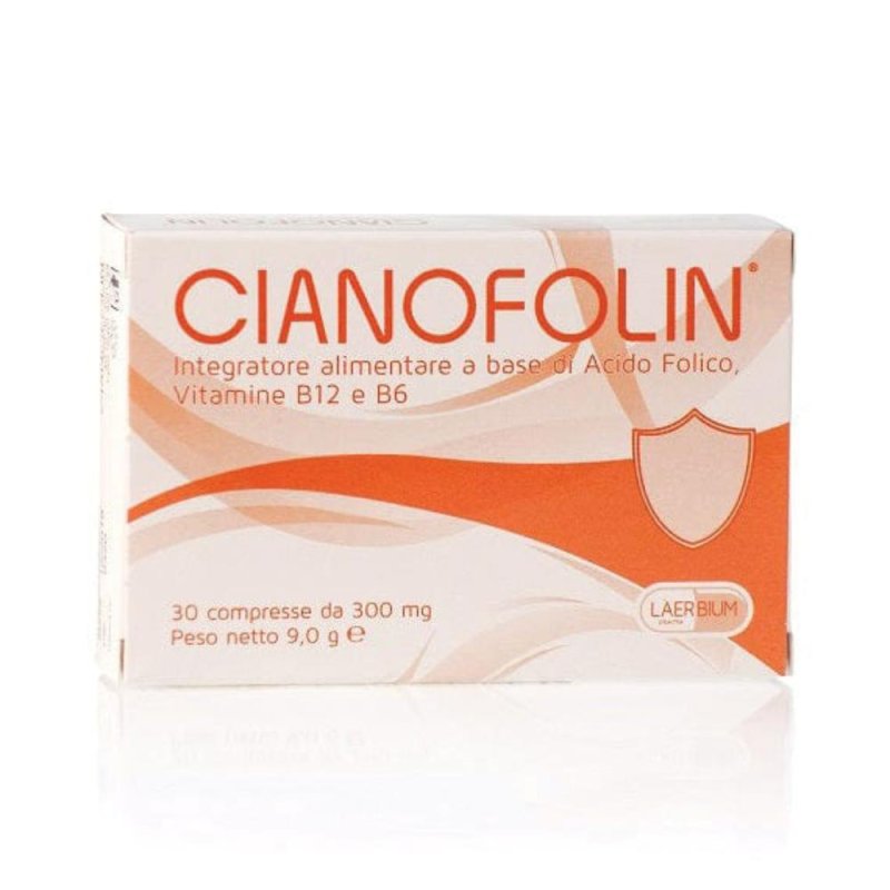 Laerbium Pharma Cianofolin Integratore Alimentare 30 Compresse