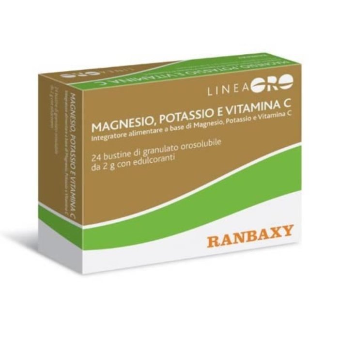 Ranbaxy Italia Oro Ranbaxy Magnesio Potassio Vitamina C 24 Bustine