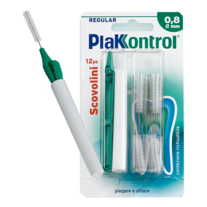 Plakkontrol  Igiene Interdentale Quotidiana 10 Scovolini no Manico 0,8 mm