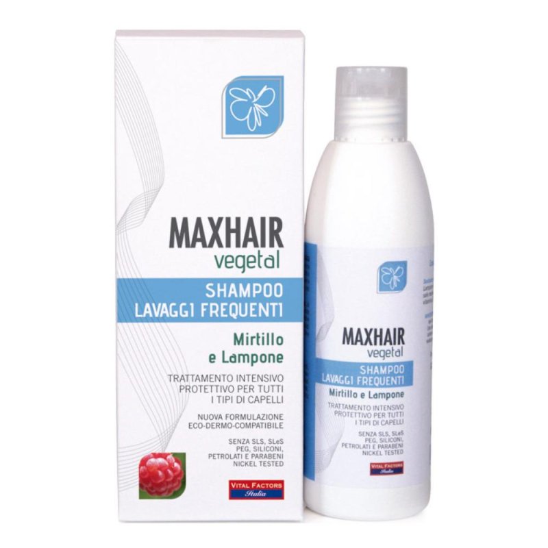 Vital Factors MaxHair Vegetal Shampoo Per Lavaggi Frequenti 200 ml