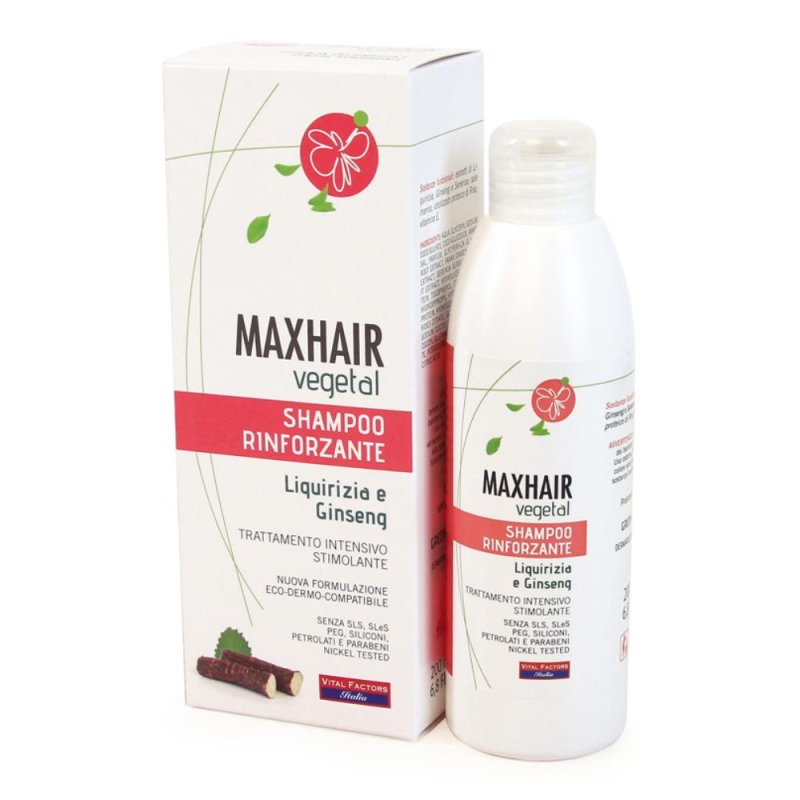 Vital Factors MaxHair Vegetal Shampoo Rinforzante 200 ml