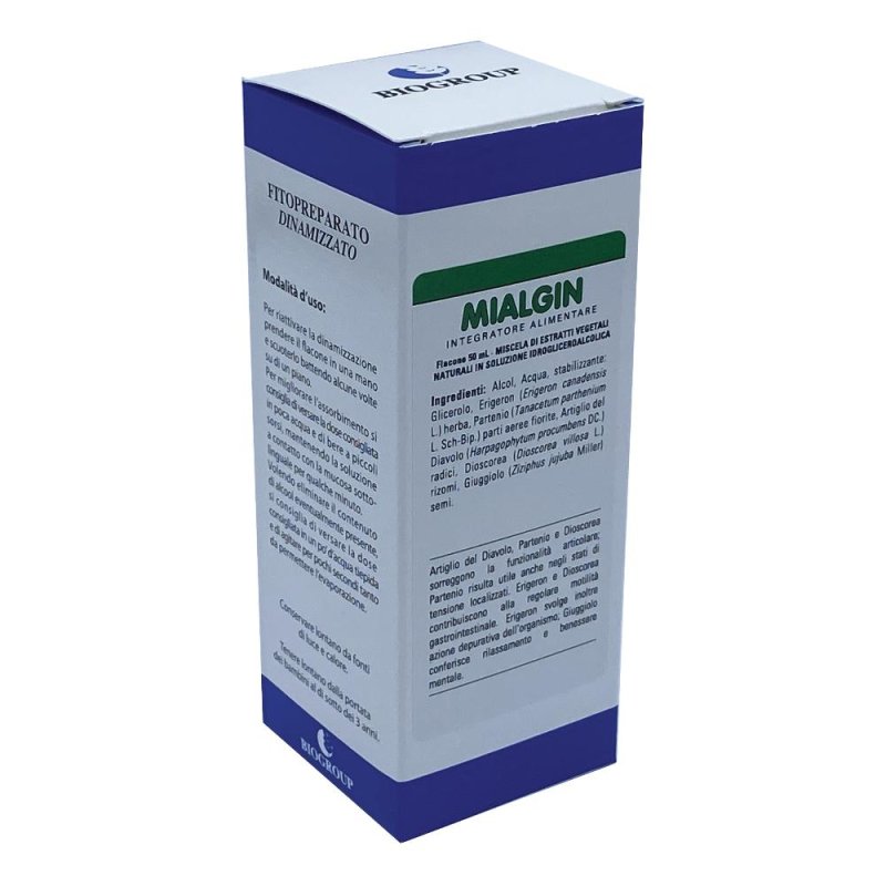 Biogroup Mialgin Gocce Integratore Contrasta Tensioni Muscolo-Scheletriche 50 ml