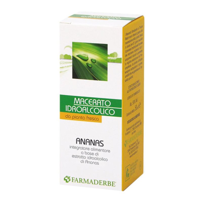 Ananas Gtt Integratore Alimentare in Gocce 50 ml Drenante e Depurativo