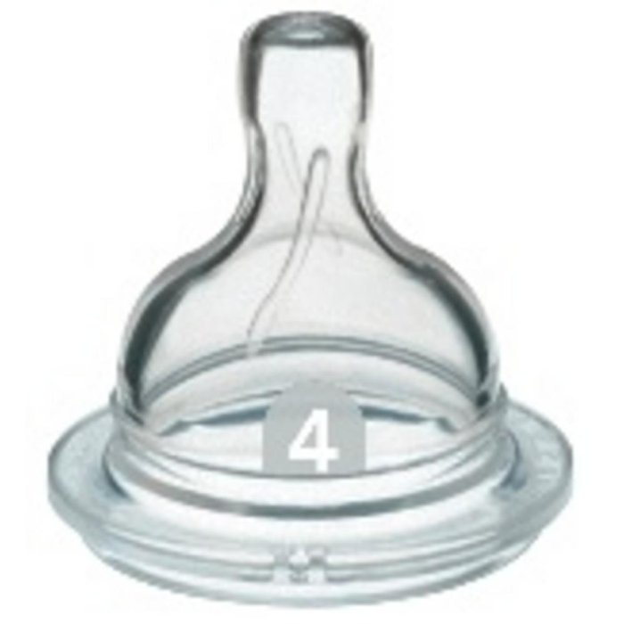 Avent 2 Tettarelle Classic+ Flusso Veloce 4 Fori 6m+  Allattamento Neonato