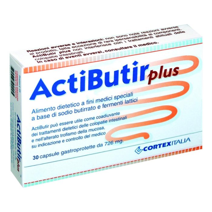 Cortex Italia Actibutir Plus 30 Capsule 748 Mg
