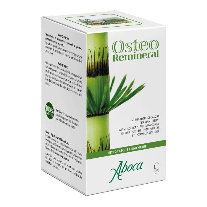 Aboca OsteoRemineral Integratore Alimentare 50 Opercoli
