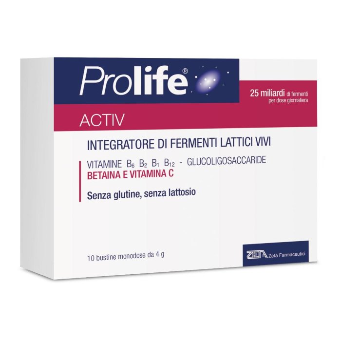 Zeta Farmaceutici Prolife Activ Integratore Alimentare 10 Bustine