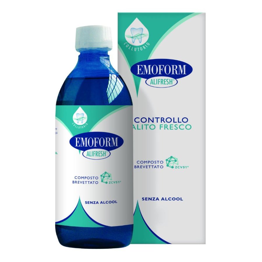 Polifarma Igiene Dentale Quotidiana Emoform Alifresh Collutorio 300 ml Polifarma Igiene Dentale Quotidiana Emoform Alifresh Collutorio 300 ml