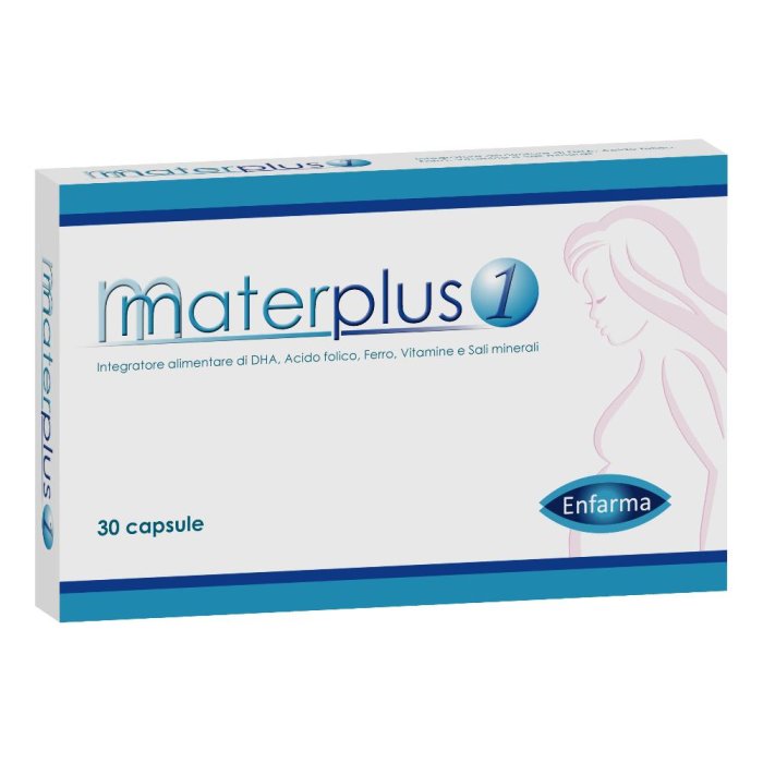 Enfarma  Gravidanza materplus1 DHA250 Integratore Alimentare 30 Capsule