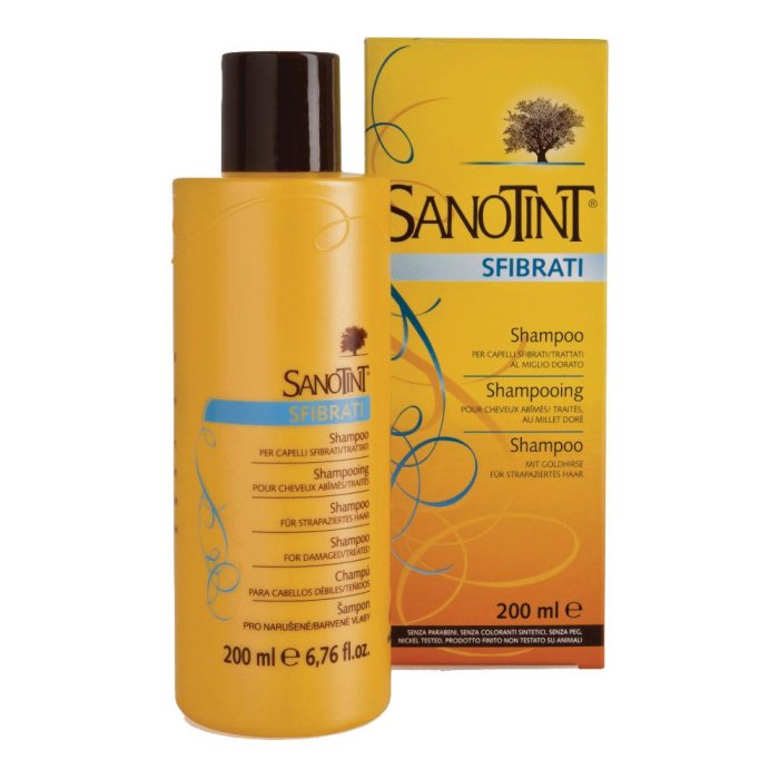 Cosval Sanotint Shampoo Capelli Sfibrati 200 Ml