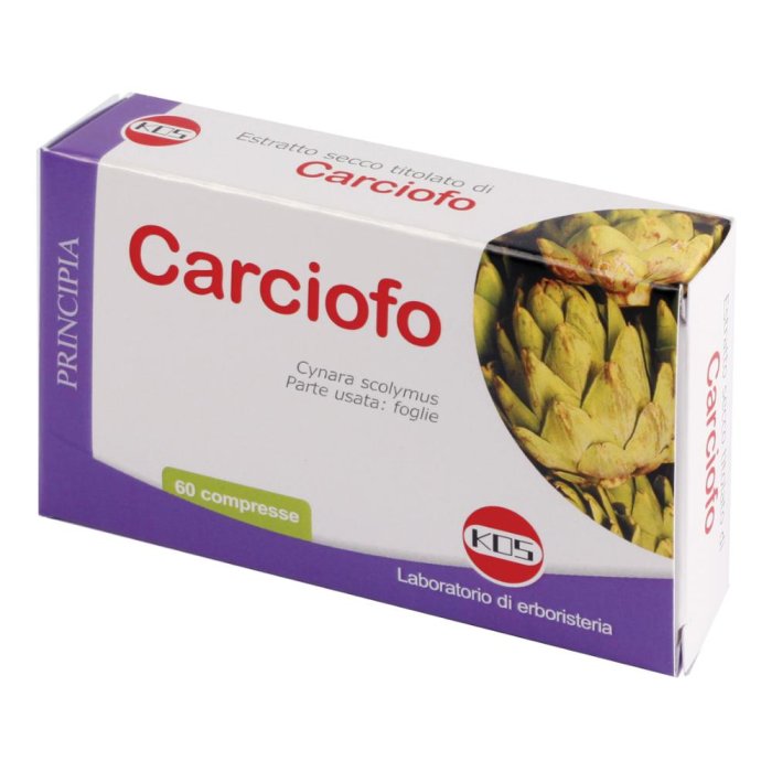 Carciofo Estratto Secco 60 Compresse KOS Integratore Naturale Depurativo per Fegato e Digestione