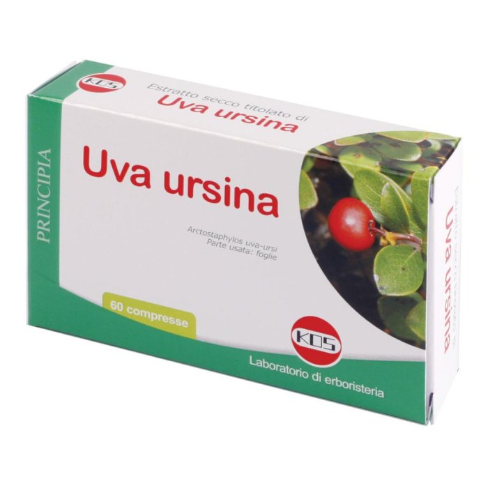 Uva Ursina estratto secco 60 compresse 300 mg - integratore per vie urinarie