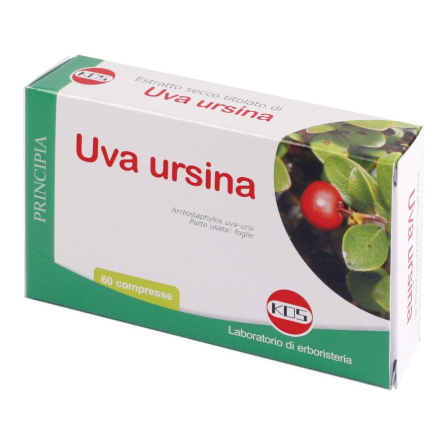 Uva Ursina estratto secco 60 compresse 300 mg - integratore per vie urinarie