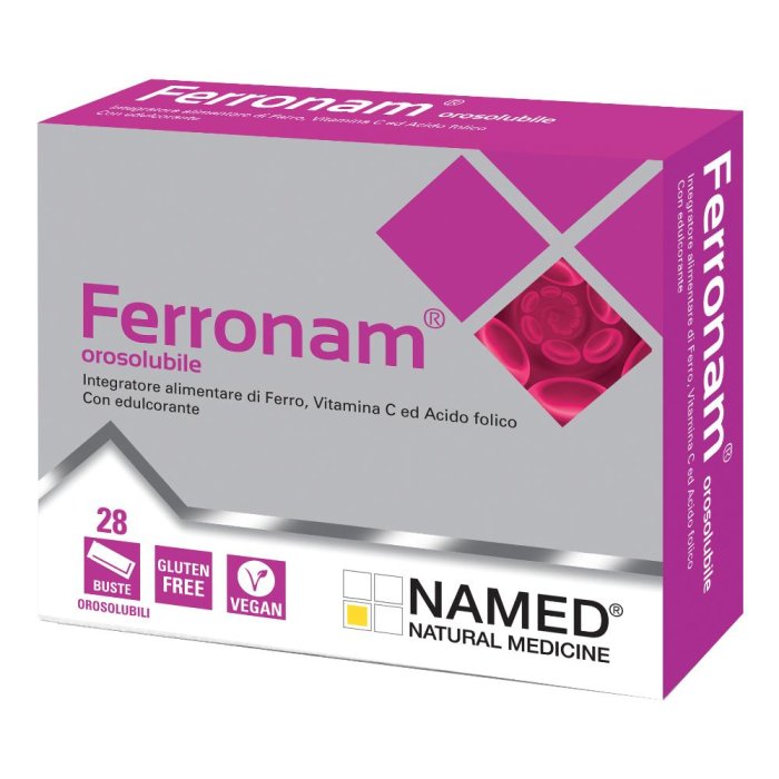Named  Vitamine e Minerali Ferronam Integratore Alimentare 28 Bustine