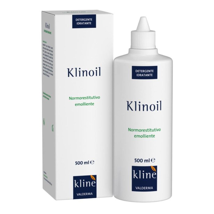 Klinoil detergente ortodermico 500 ml pulizia delicata e idratante per pelli sensibili