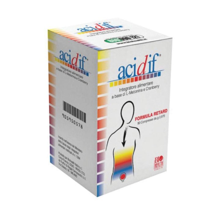 Biohealth Italia Acidif Integratore 90 Compresse