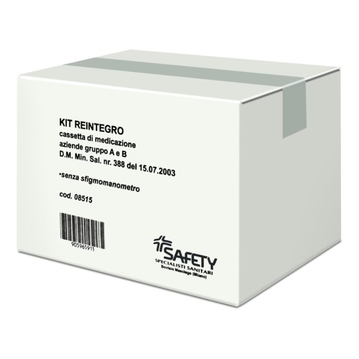 Safety Kit Reintegro Cassetta Pronto Soccorso Gruppo A/b