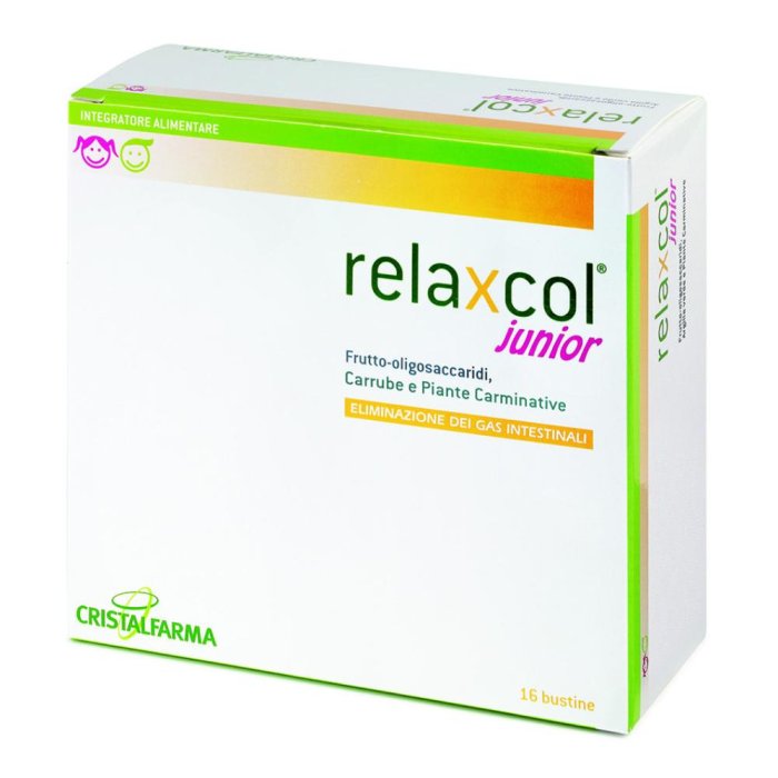 Cristalfarma  Benessere Intestinale Relaxcol Junior Integratore 16 Buste