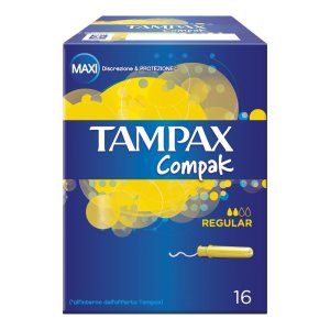 Tampax Compak Regular 16 pezzi assorbenti interni compatti