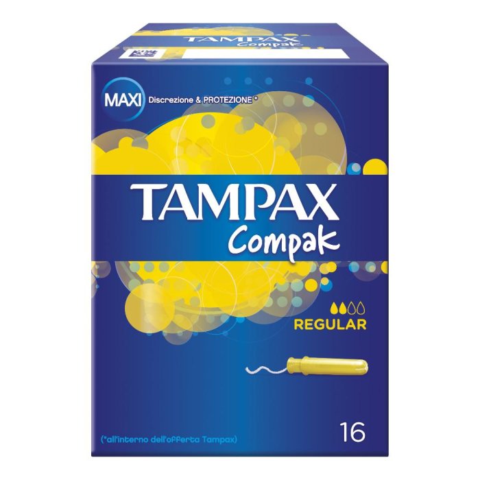 Tampax Compak Regular 16 pezzi assorbenti interni compatti