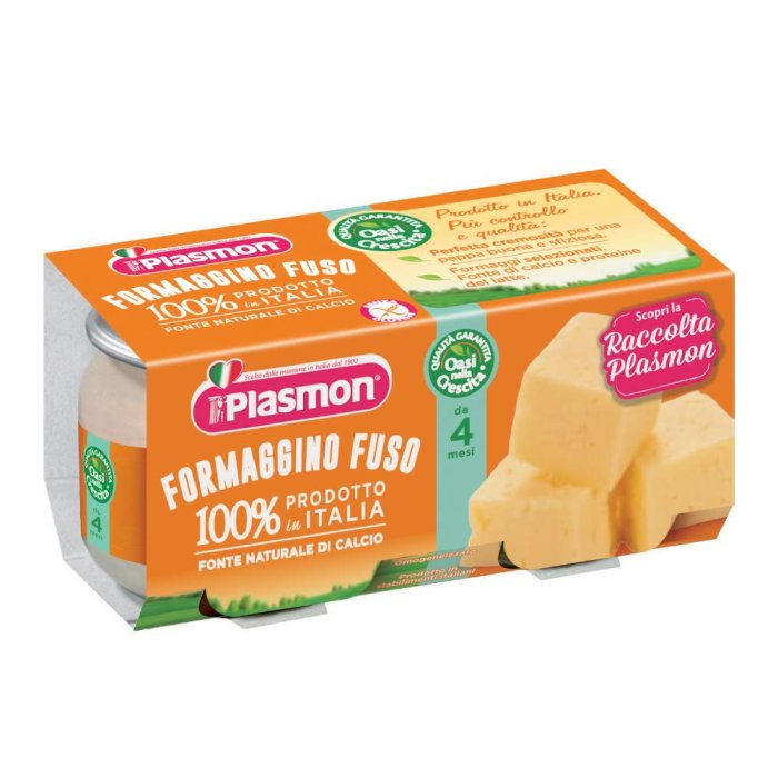 Plasmon Omogeneizzato Formaggino 80 G X 2 Pezzi