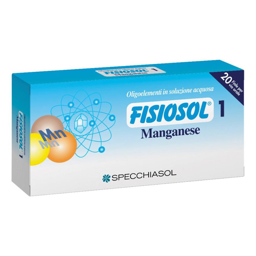 Specchiasol Fisiosol 1 MN Manganese 20 Fiale 2 ml Specchiasol Fisiosol 1 MN Manganese 20 Fiale 2 ml