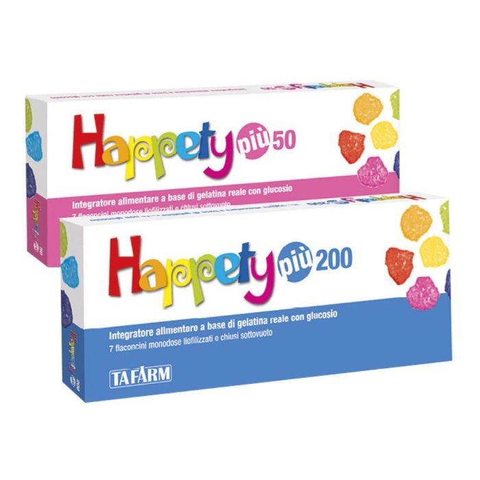 Tafarm Happety Piu 50 7 Flaconcini 50 Mg