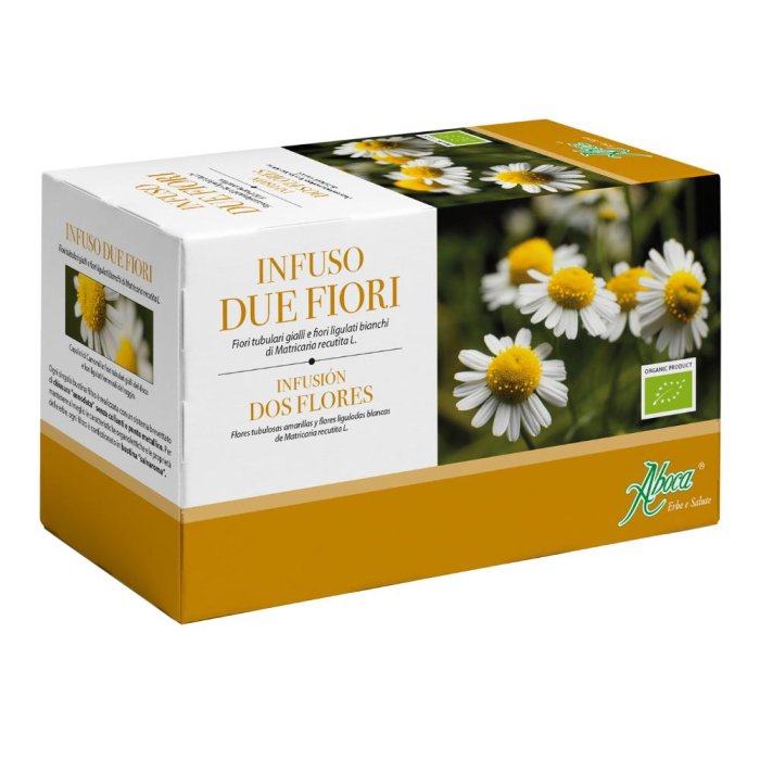 Aboca Infuso Due Fiori Camomilla Tisana  Integratore Alimentare 20 Filtri