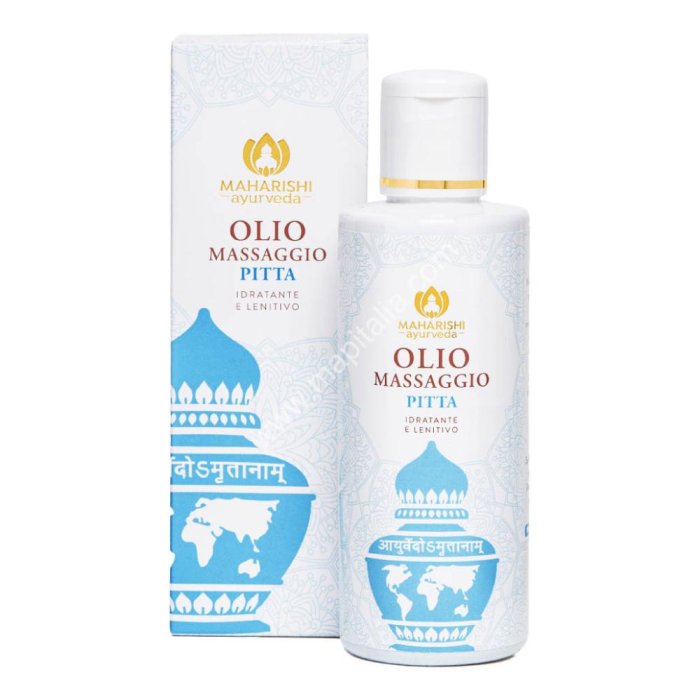 Olio da massaggio 200 ml Amr Pitta - olio ayurvedico per massaggi