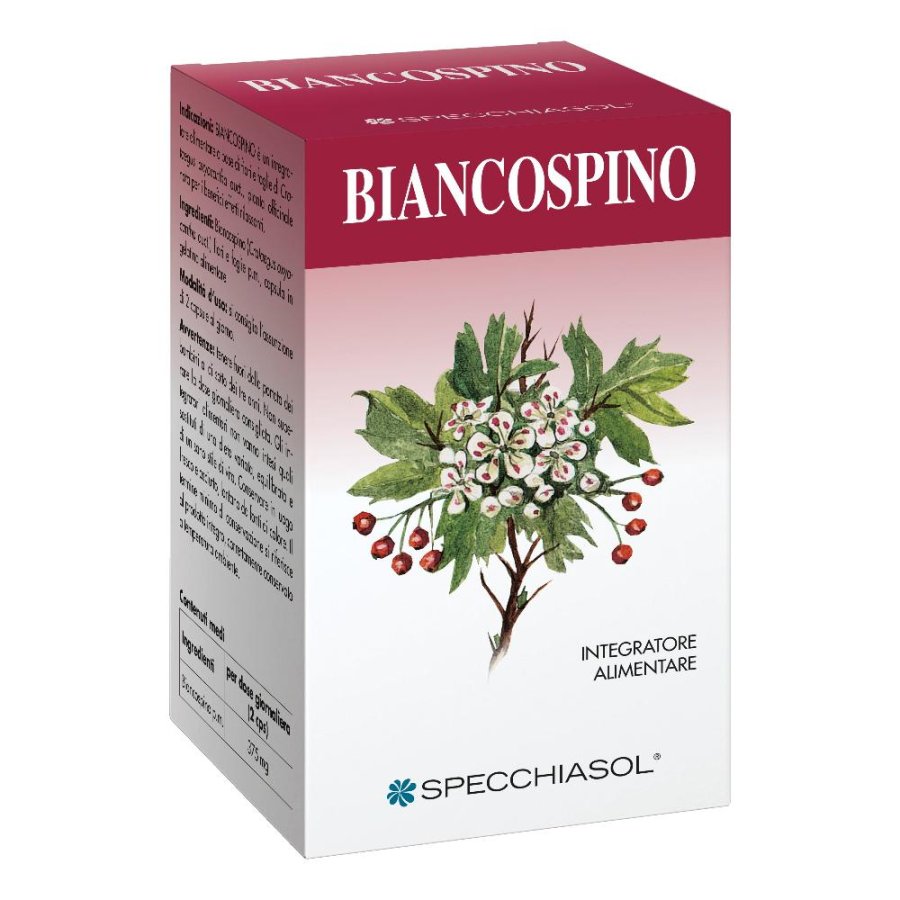 Specchiasol Biancospino Erbe Integratore Alimentare 80 Capsule