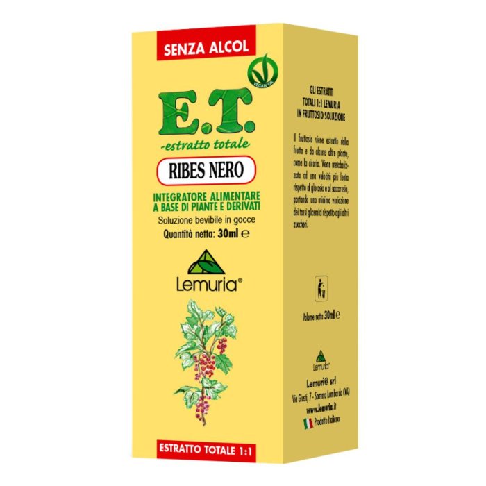 Ribes Nero Estratto in Gocce 30 ml – Integratore Naturale a Base di Ribes Nero ad Alta Concentrazione