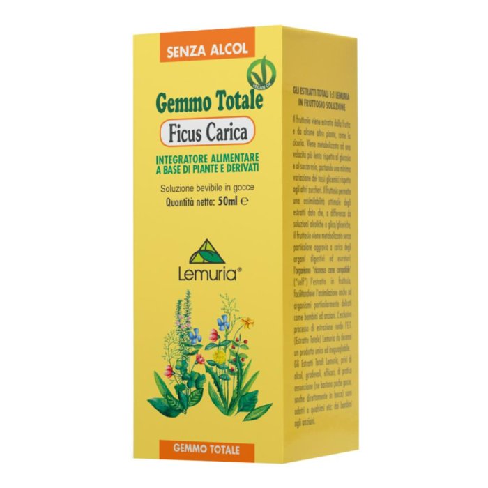 Lemuria Ficus Carica Gemmo Totale Integratore Alimentare 50 ml