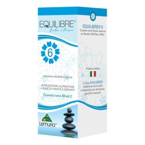 Lemuria Equilibre N6 Gocce Integratore Naturale per Equilibrio Psicofisico