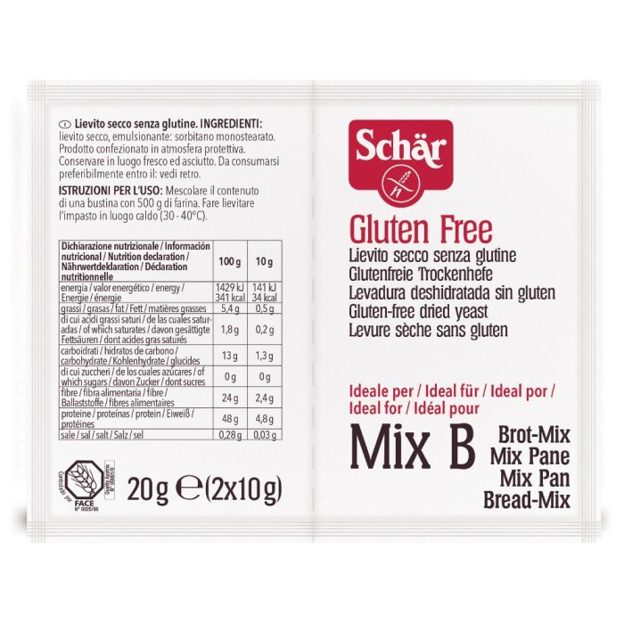 Schar Lievito Secco Senza Glutine  2x10g