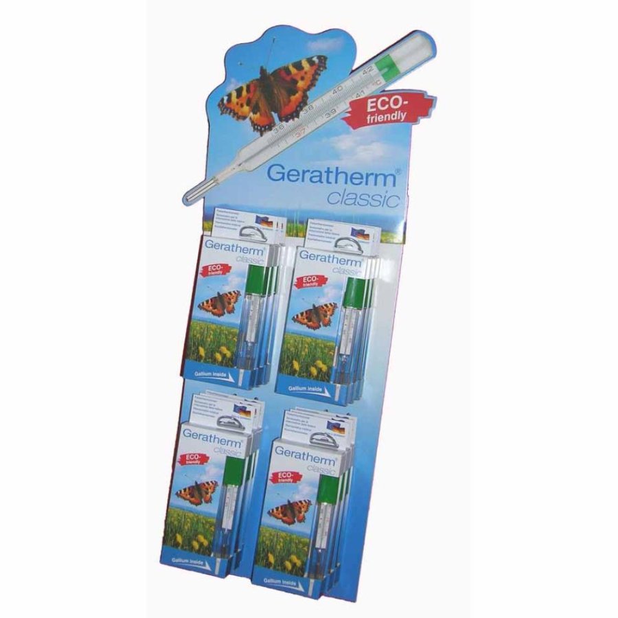 Termometro clinico ecologico F Care in vetro senza mercurio per misurazione febbre corporea orale ascellare rettale per adulti e bambini Termometro clinico ecologico F Care in vetro senza mercurio per misurazione febbre corporea orale ascellare rettale per adulti e bambini