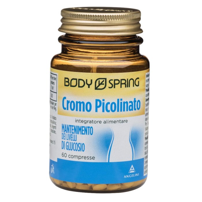 Body Spring Integratore Alimentare Bio Cromo Picolinato 60 Compresse