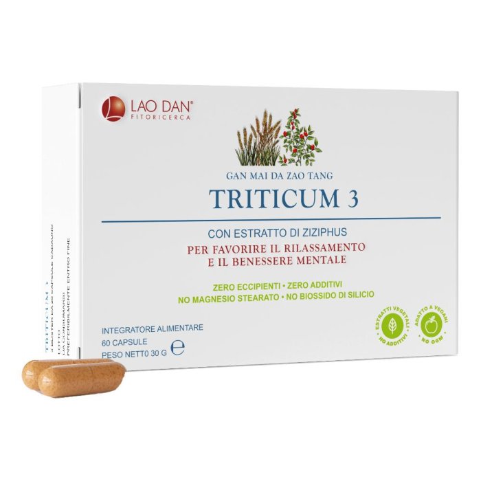 Triticum 3 Integratore a Base di Triticum in 60 Compresse