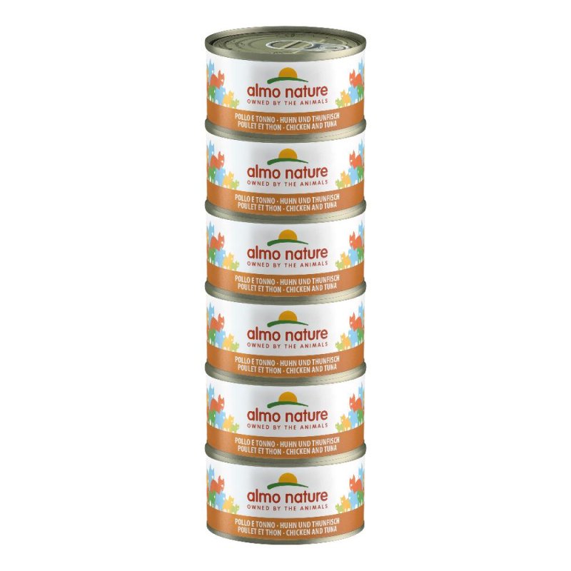 ALMO NATURE CAT TONNO POLLO70G